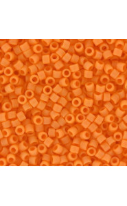Miyuki delica Beads 11/0 - Matted opaque mandarin DB-1583